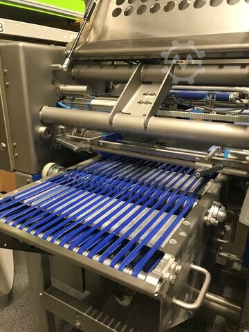 Ausrollmaschine Fritsch Gabelwickler mit Papierschneider