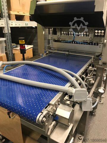 Ausrollmaschine Fritsch Gabelwickler mit Papierschneider