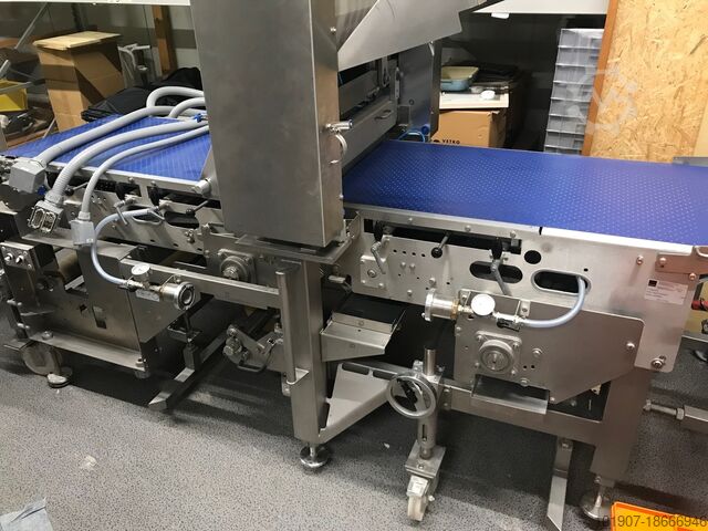 Ausrollmaschine Fritsch Gabelwickler mit Papierschneider