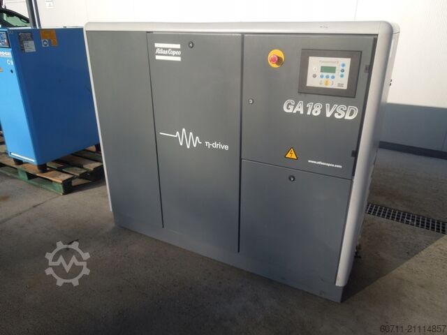 Schraubenkompressor Atlas Copco GA18VSD