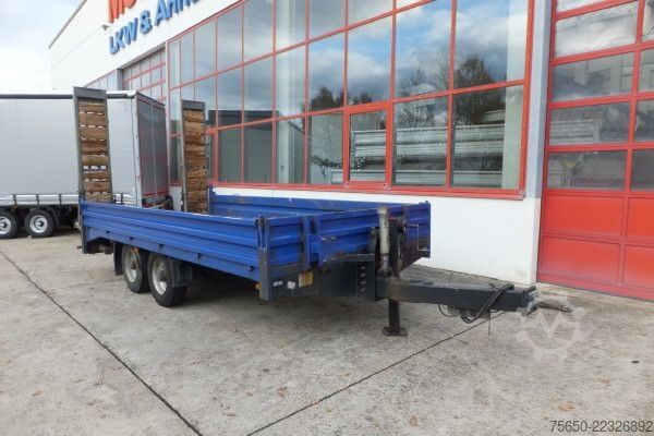 Low loader trailer Humbaur HBT10  Tandemtieflader