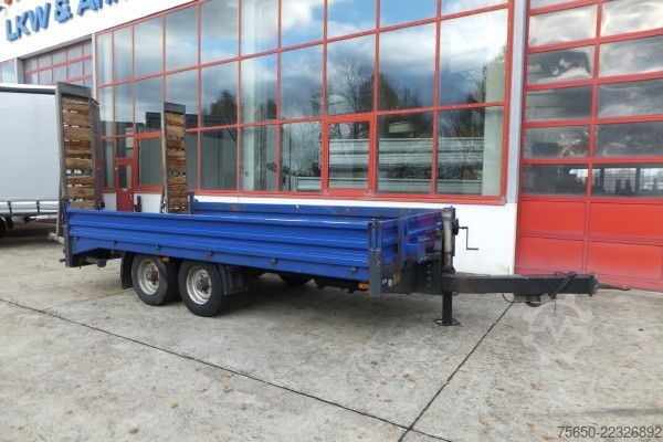 Low loader trailer Humbaur HBT10  Tandemtieflader