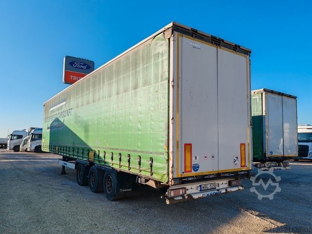 Auflieger mit Pritsche & Plane KRONE SD MEGA