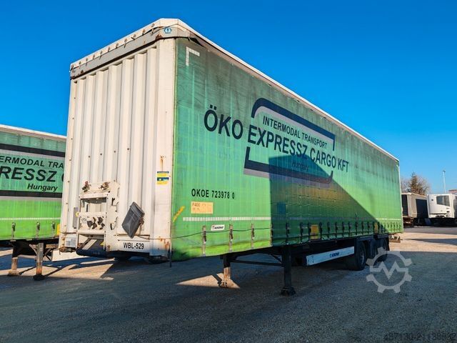 Auflieger mit Pritsche & Plane KRONE SD MEGA