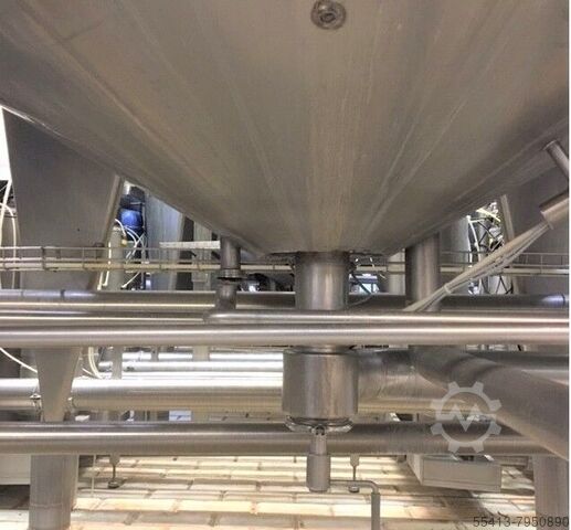 Vertical Jacketed Tank 8.000 L Alfa Laval 