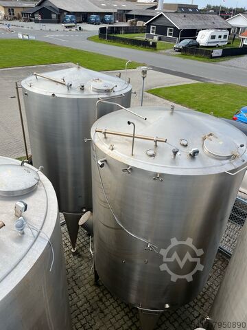 Vertical Jacketed Tank 8.000 L Alfa Laval 