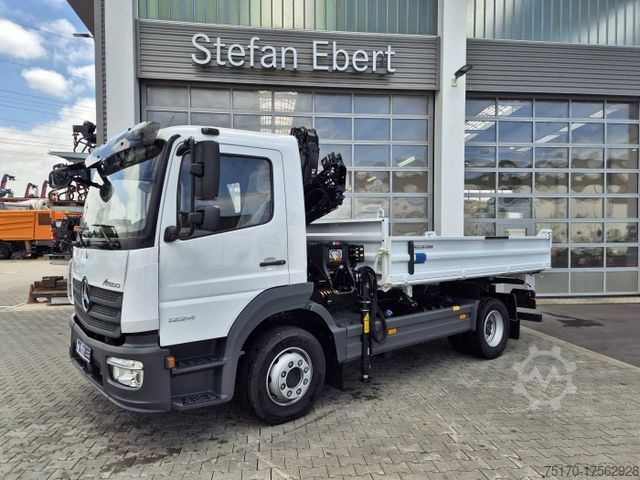 Kipper LKW MERCEDES-BENZ Atego 1224 KK Kipper+Kran+Funk+Greifersteuerung