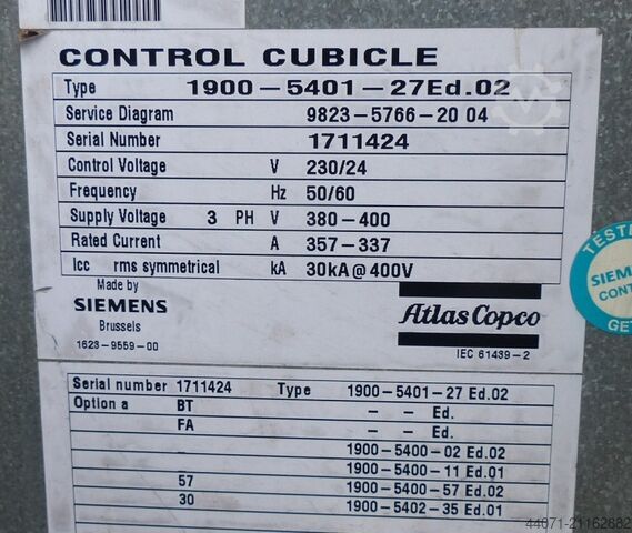 Schraubenkompressor GA160 Atlas Copco GA160