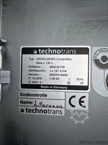 Offsetdruckmaschine HEIDELBERG XL 75-5+LX-C 2010