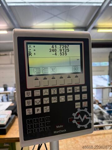 Manual shaft measuring station measuring machine Mahr Marshaft MAN 400