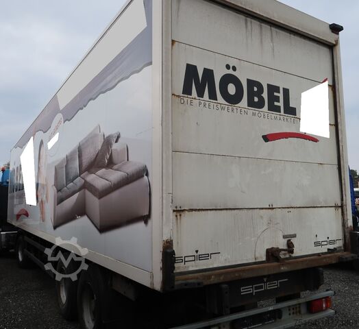 Box trailer Spier SGL 290