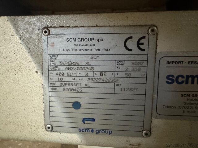 Vier-Seiten-Hobelmaschine SCM SUPERSET XL