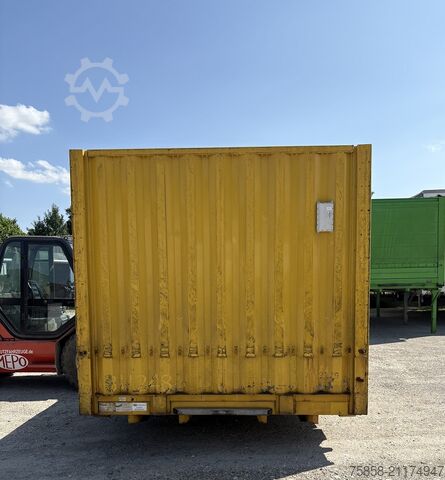 Wechselpritsche offen Krone Baustoff Wechselbrücke 7,45m Türen