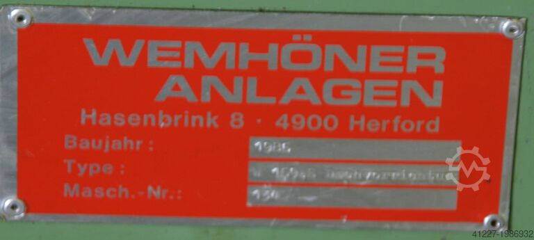 Rotary device Wemhöner W169.9 Drehvorrichtung