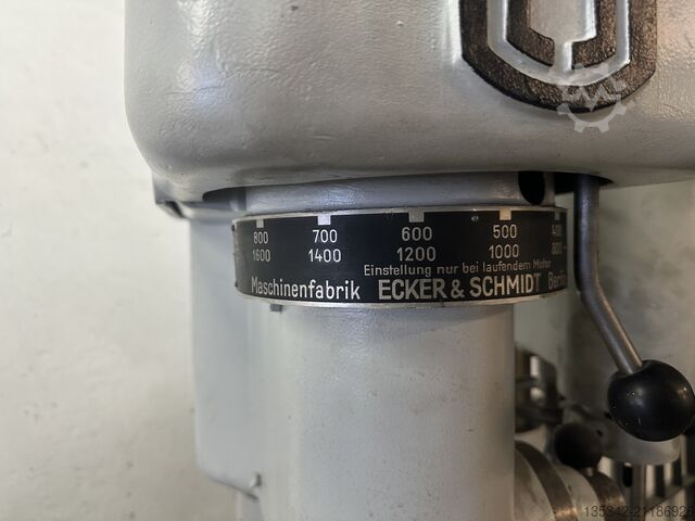 Ständerbohrmaschine Maschinenfabrik Ecker und Schmidt Standbohrmaschine mit 2 Bohrspindeln