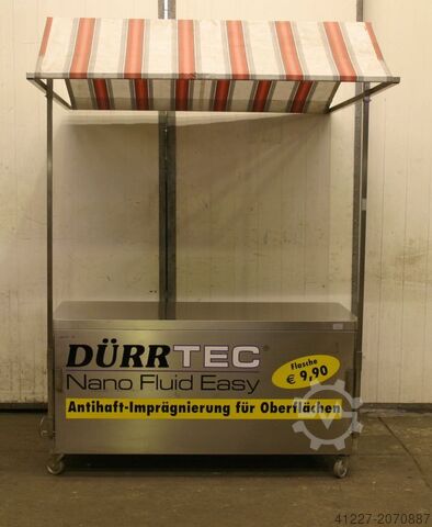 Mobiler Verkaufstresen Edelstahl Typ 1800/1670/H2330 mm