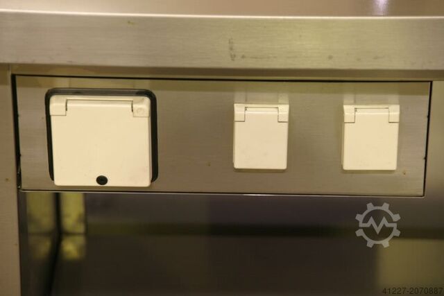 Mobiler Verkaufstresen Edelstahl Typ 1800/1670/H2330 mm