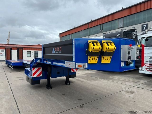 Low loader semitrailer  GVN TIEFLADER*AUZIEHBAR 6 M*LENKACHSE*PEN