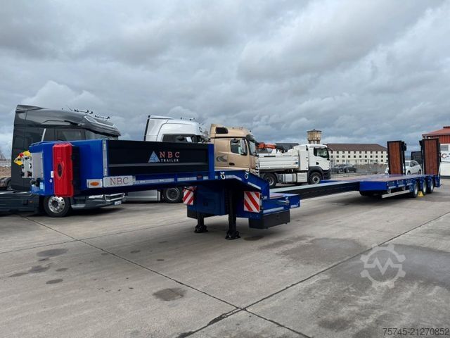 Low loader semitrailer  GVN TIEFLADER*AUZIEHBAR 6 M*LENKACHSE*PEN