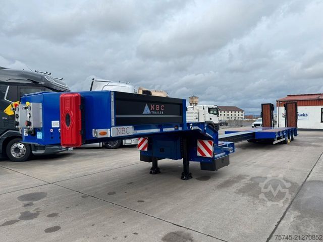Low loader semitrailer  GVN TIEFLADER*AUZIEHBAR 6 M*LENKACHSE*PEN