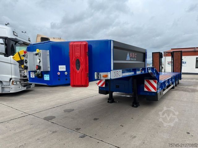 Low loader semitrailer  GVN TIEFLADER*AUZIEHBAR 6 M*LENKACHSE*PEN