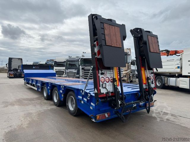 Low loader semitrailer  GVN TIEFLADER*AUZIEHBAR 6 M*LENKACHSE*PEN