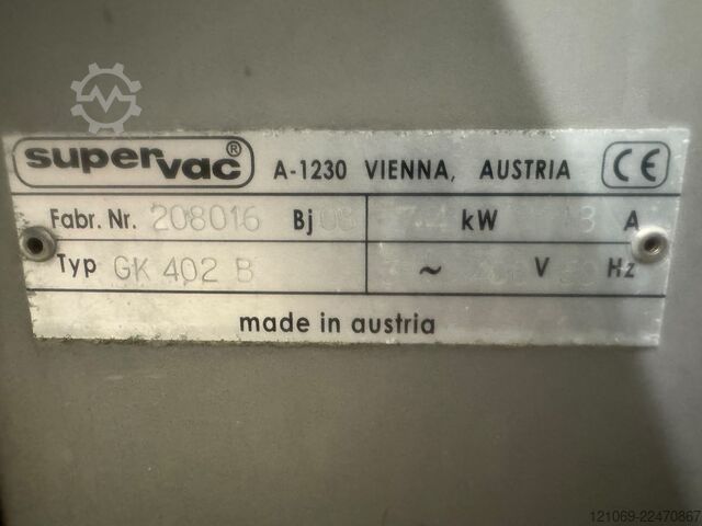 VACUUM PACKER SUPERVAC GK 402 B