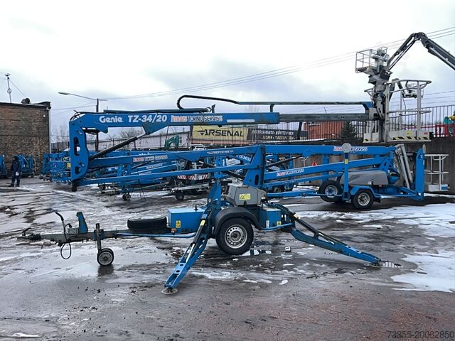 Trailer-Mounted Boom Lift Genie TZ34 (12m)