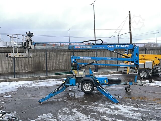 Trailer-Mounted Boom Lift Genie TZ34 (12m)