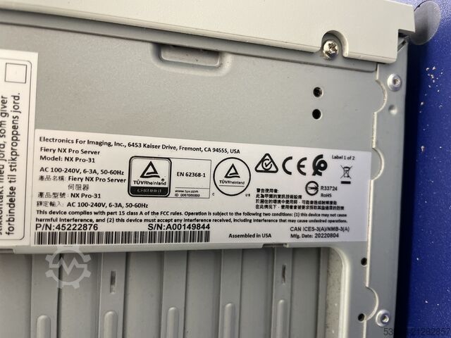 Digitaldruckmaschine Develop Ineo+ 7090 incl. Fiery, Finisher, IQ-501