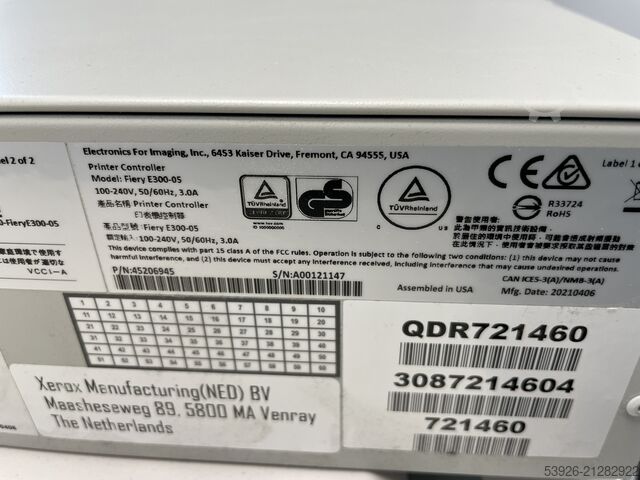 Digitaldruckmaschine Xerox Versant 280 Press only 560.000 clicks