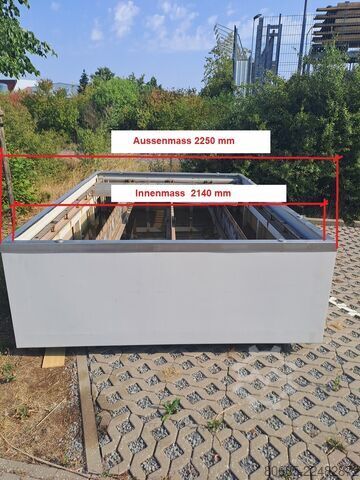 Water tank for waterjet system Wasserbecken 3x2 m gebraucht Diverse Wasserstrahlanlagen