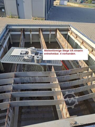 Water tank for waterjet system Wasserbecken 3x2 m gebraucht Diverse Wasserstrahlanlagen