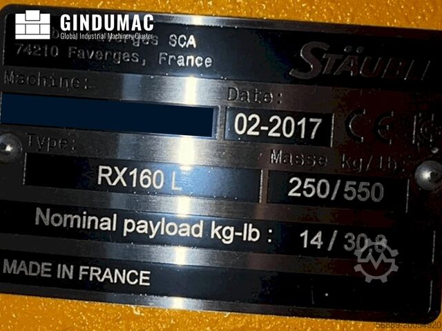 Robot Arm STAUBLI RX160 L