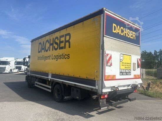 Flatbed truck with tarp IVECO EUROCARGO 160E PLANE, LBW DHOLLANDIA , MOTORPROBLEM