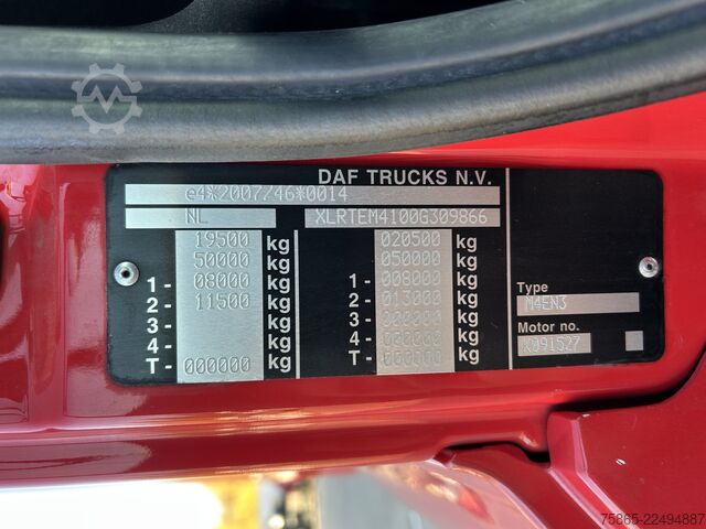 Standard tractor DAF CF 410 FT Space Cab / Euro 6 D / 623 dkm / New ...
