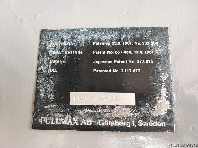 Machine for beading and flanging tank bottoms Pullmax Kumla Roundo F13C Flanging Dishing Machine