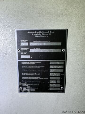 Screw air compressor CompAir Champion 180
