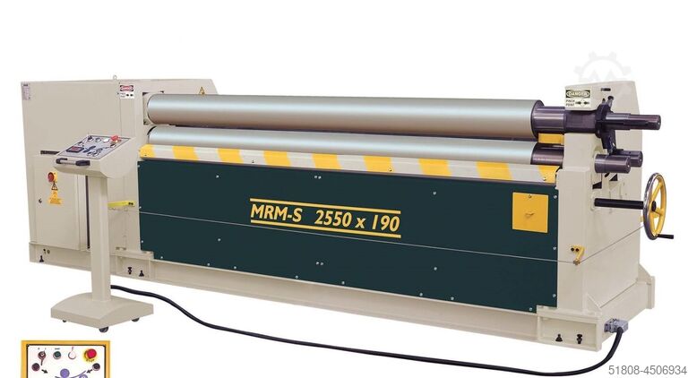3-Walzenblecheinrollmaschinen mit Elektroantrieb KK-Industries Blecheinrollmaschine motorisch MRM - S 2550 x 190