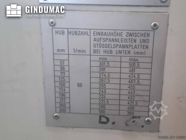Mechanical Stamping Press Müller HUQ 630.30