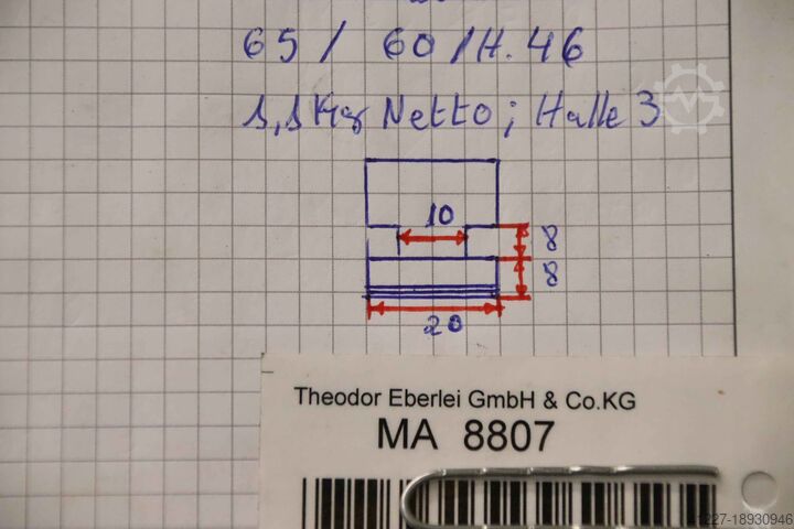 Interchangeable jaws unbekannt Breite 20 mm
