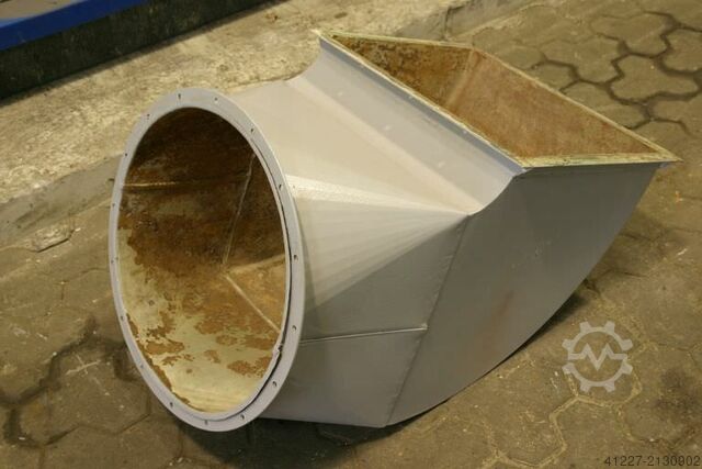 Lüftungskanal Winkel Stahl 550x450/515 mm