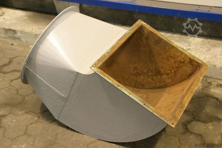 Lüftungskanal Winkel Stahl 550x450/515 mm