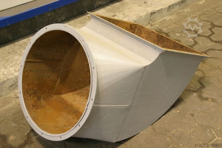 Lüftungskanal Winkel Stahl 550x450/515 mm