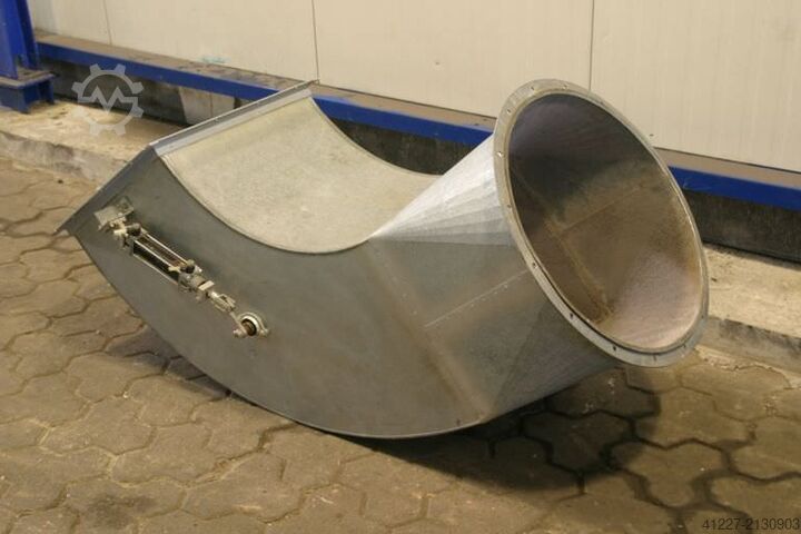 Ventilation duct angle Stahl 550x450/560 mm