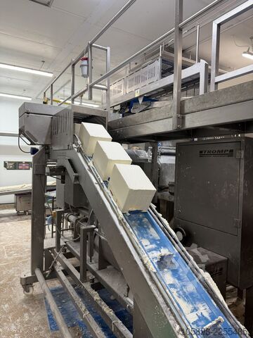 Kaschieranlage AMF Bakery Tromp Lamination line Puff Pastry line