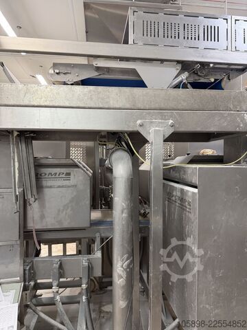 Kaschieranlage AMF Bakery Tromp Lamination line Puff Pastry line