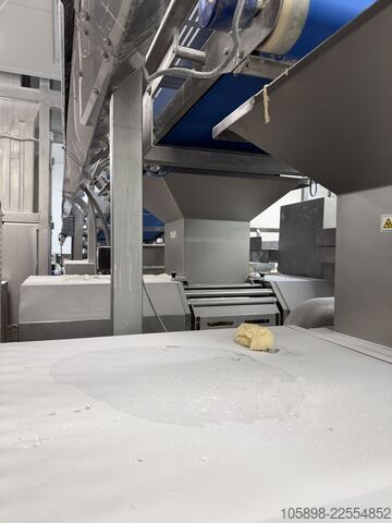 Kaschieranlage AMF Bakery Tromp Lamination line Puff Pastry line