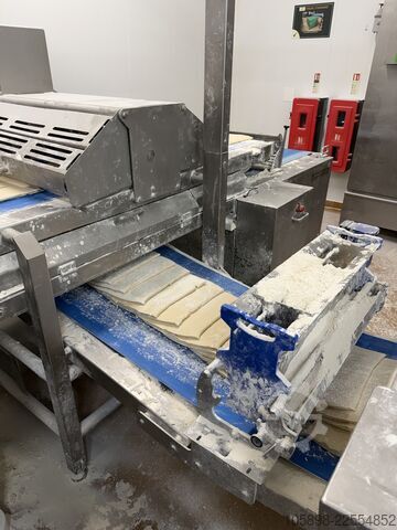 Kaschieranlage AMF Bakery Tromp Lamination line Puff Pastry line