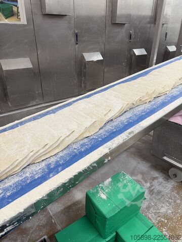 Kaschieranlage AMF Bakery Tromp Lamination line Puff Pastry line